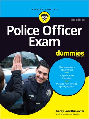 cover image of Police Officer Exam For Dummies